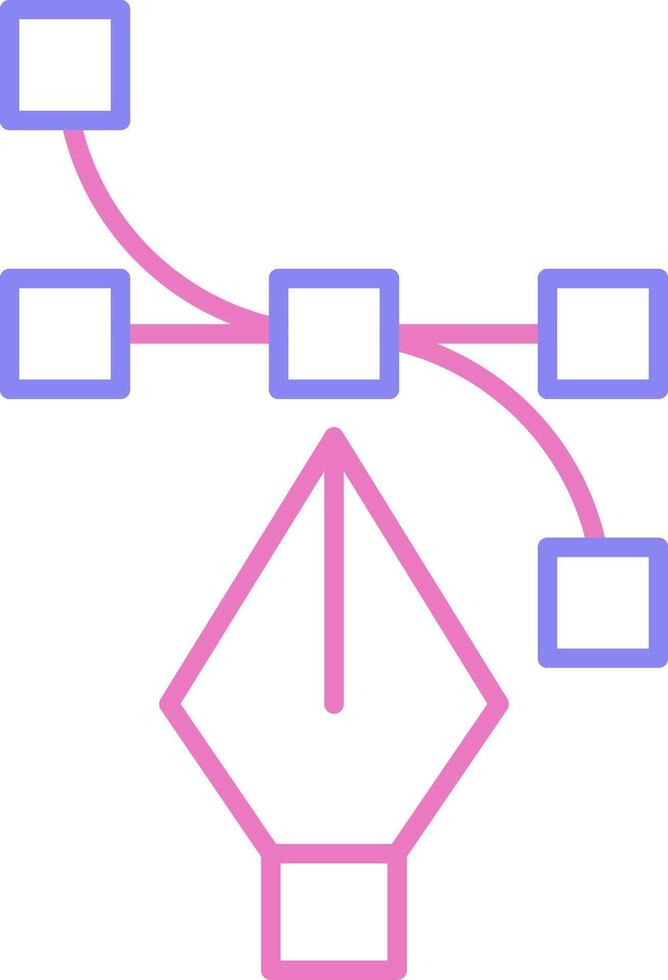 Vector Linear Two Colour Icon