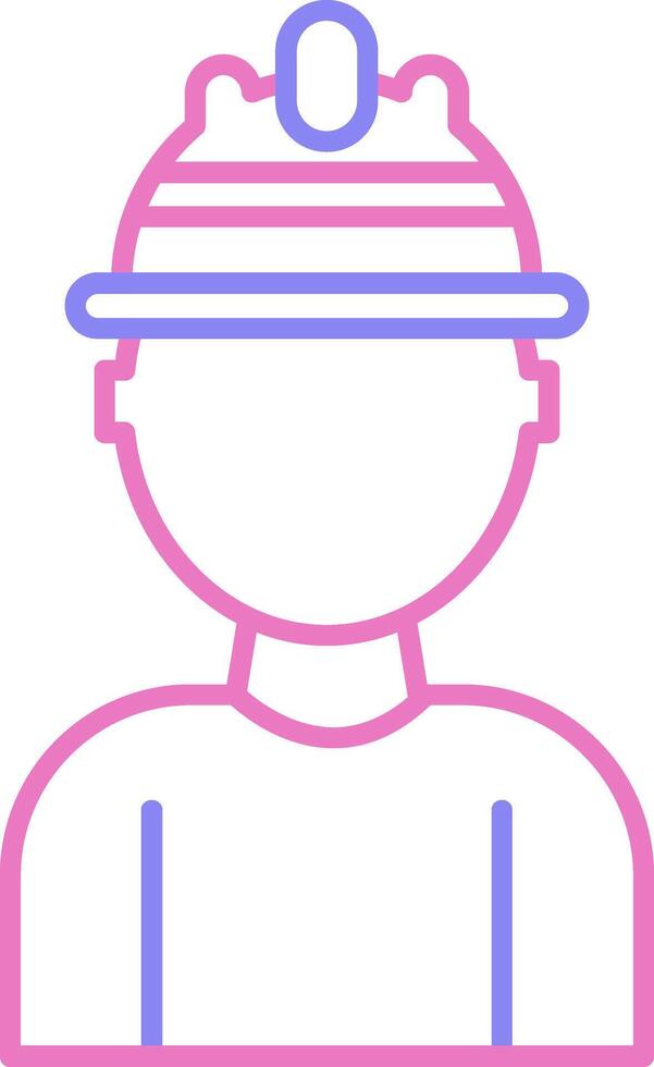 Labor Linear Two Colour Icon vector