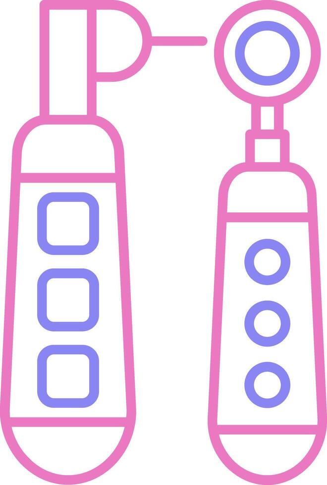 Medical Equipment Linear Two Colour Icon vector