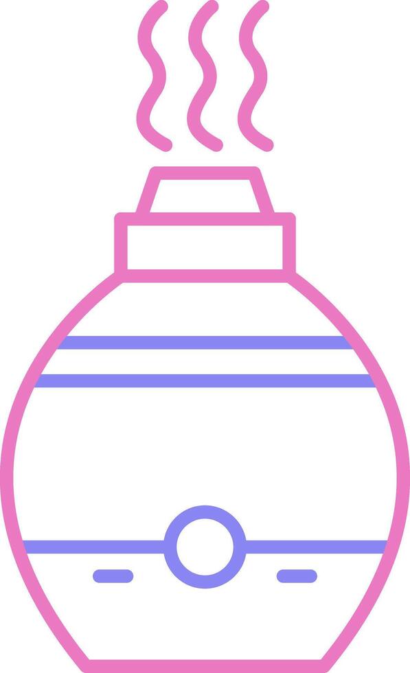 Air Diffuser Linear Two Colour Icon vector
