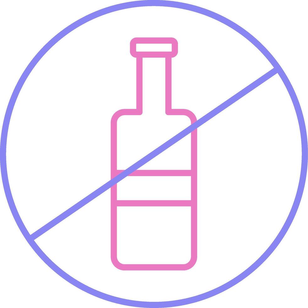 linear two color icon vector