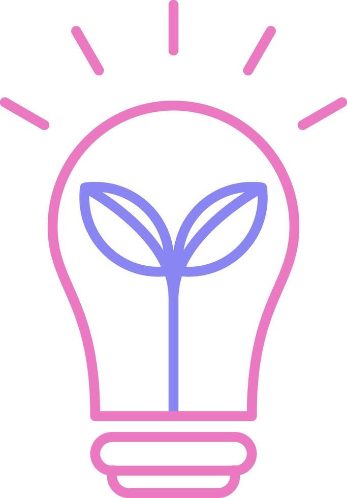 linear two color icon vector