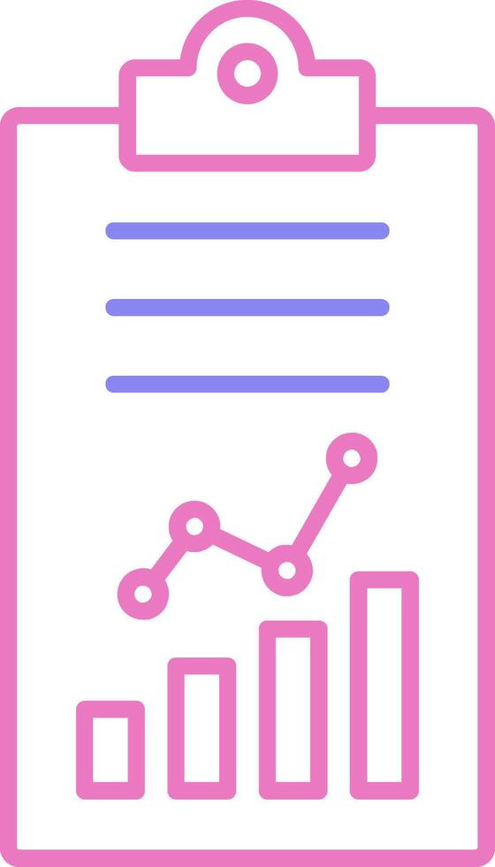linear two color icon vector