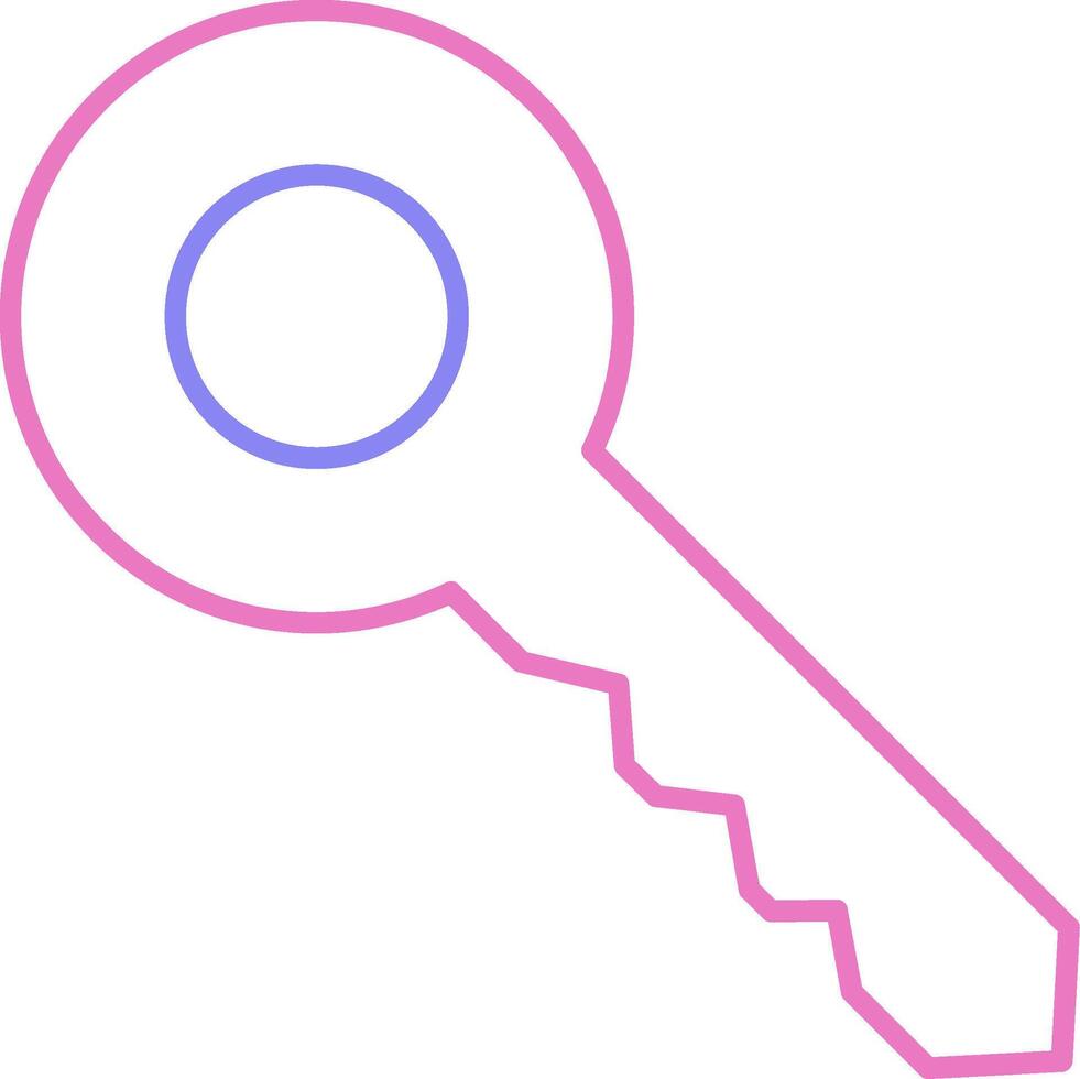 linear two color icon vector