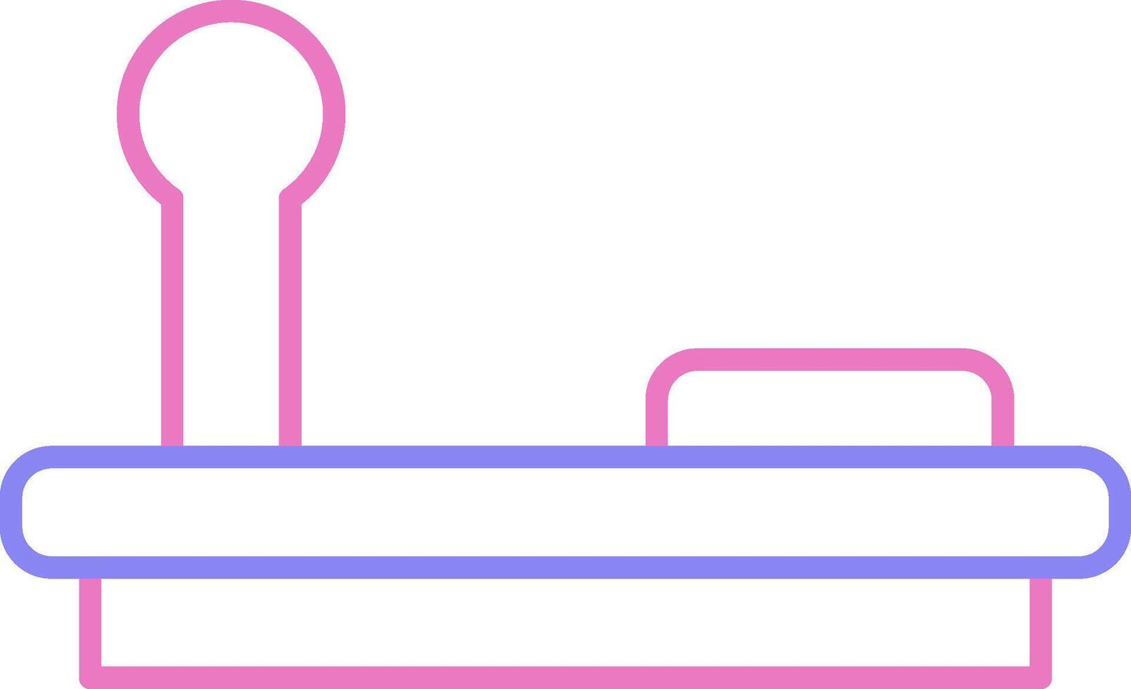 linear two color icon vector