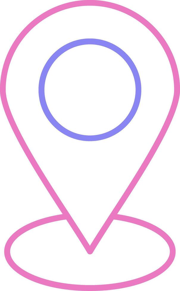 linear two color icon vector