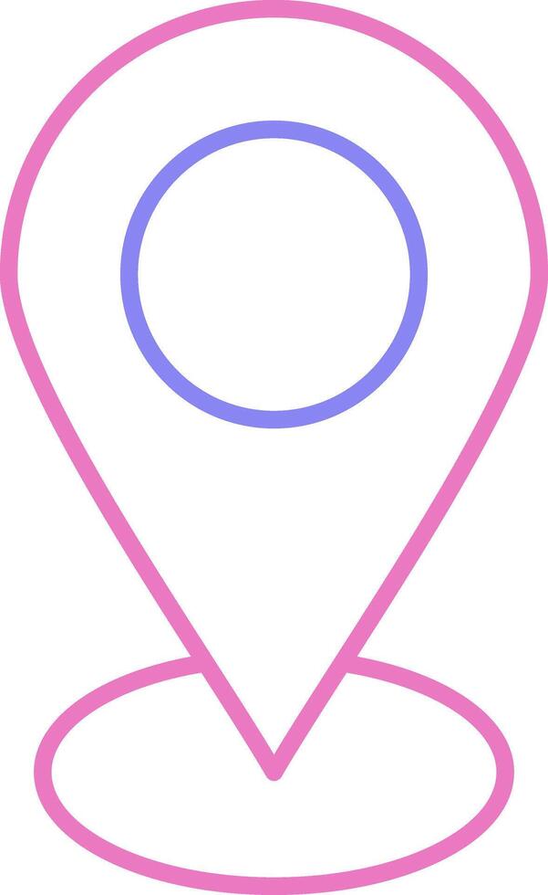 linear two color icon vector