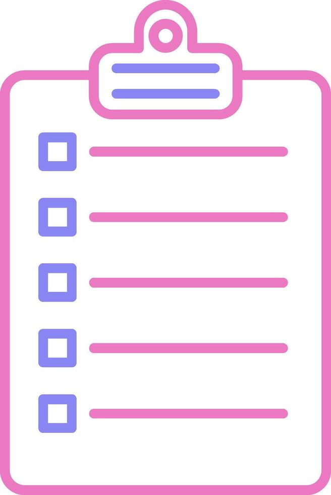 linear two color icon vector