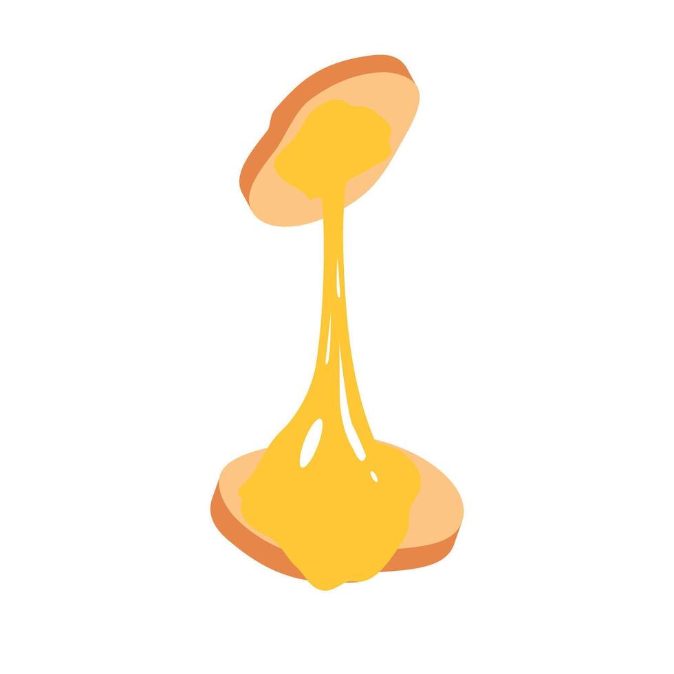 Cheese stretch vector. free space for text. wallpaper. background. Bread vector. vector