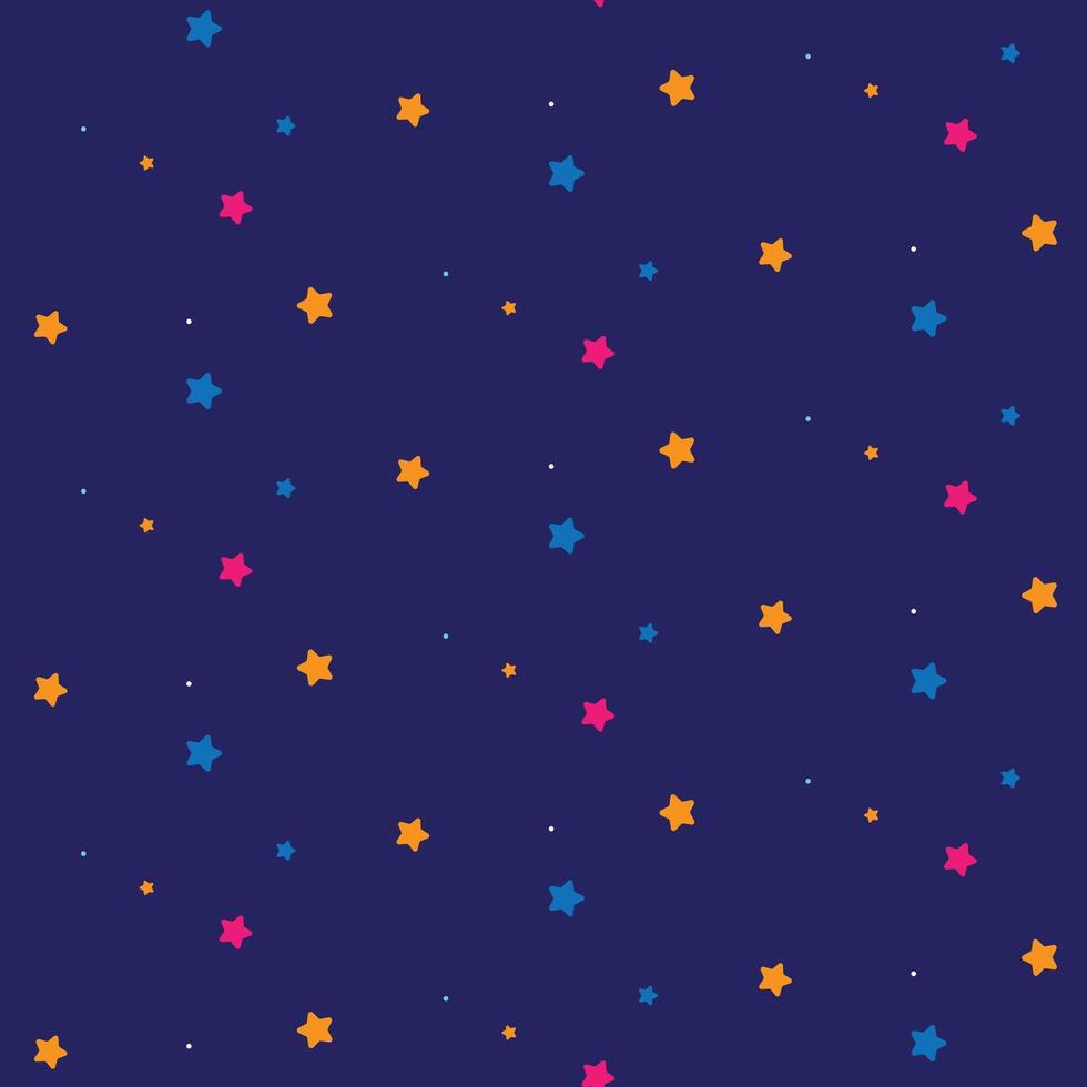 Pattern seamless background with stars vector