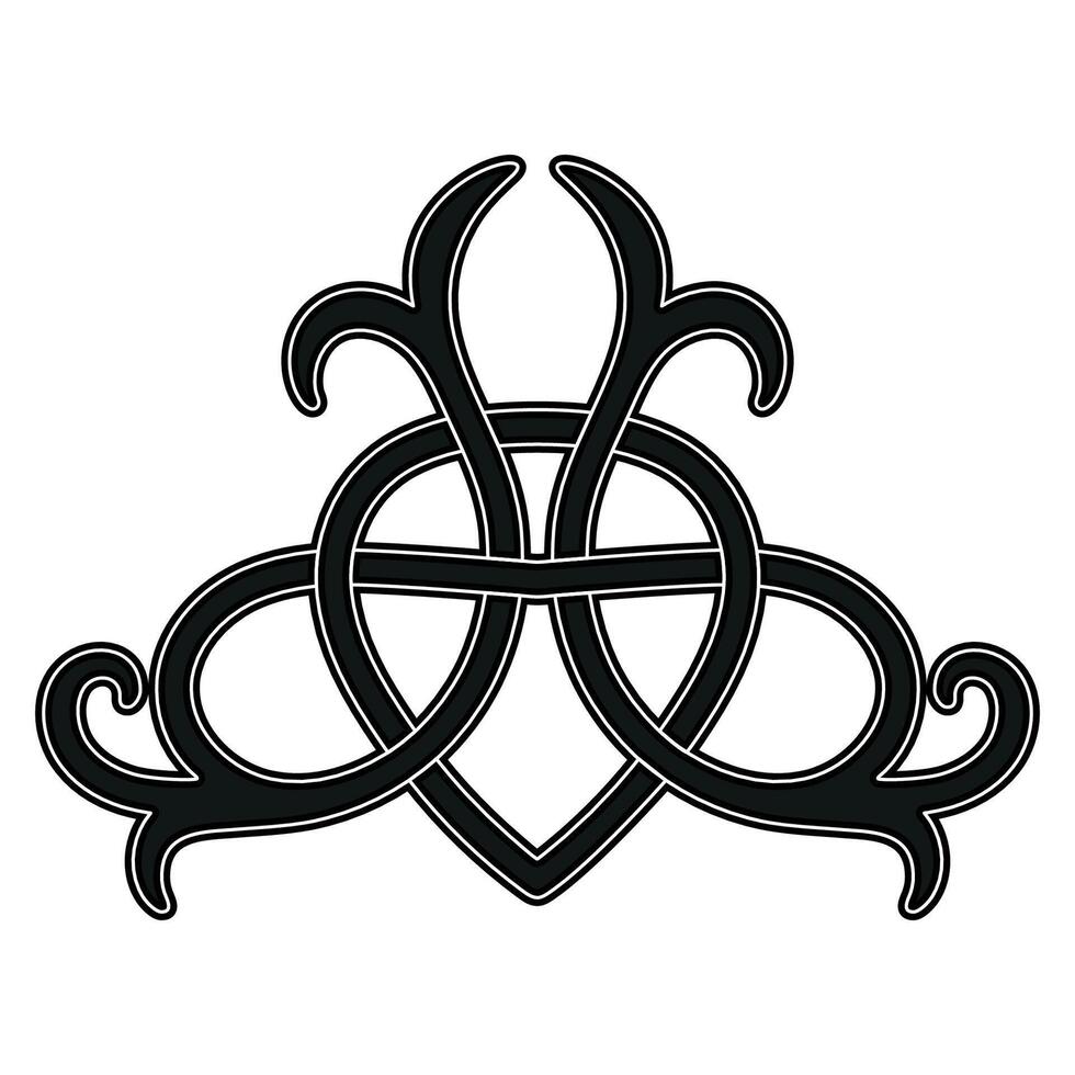 Vector Celtic Ornament on a White Background