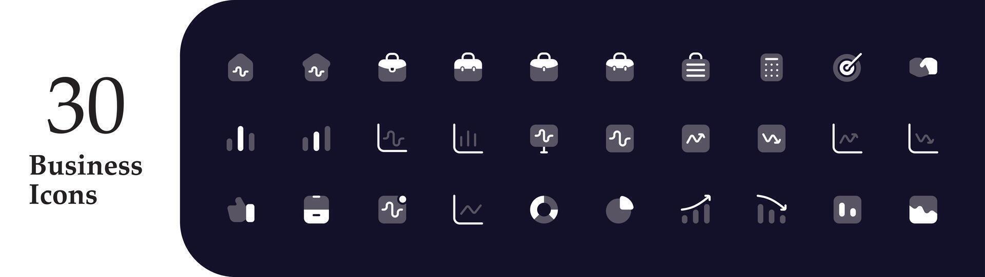 Finance and business icons collection. Big UI icon set in a flat design. Thin icons pack. Editable vector