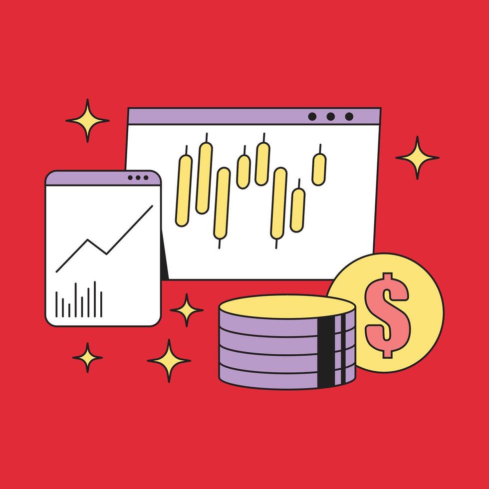 Digital Financial Technology Concept Design 37738979 Vector Art at Vecteezy