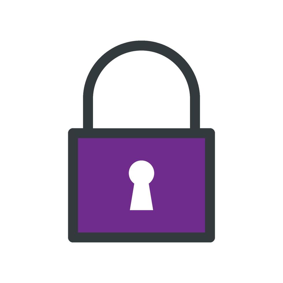 Padlock icon vector design templates simple and modern