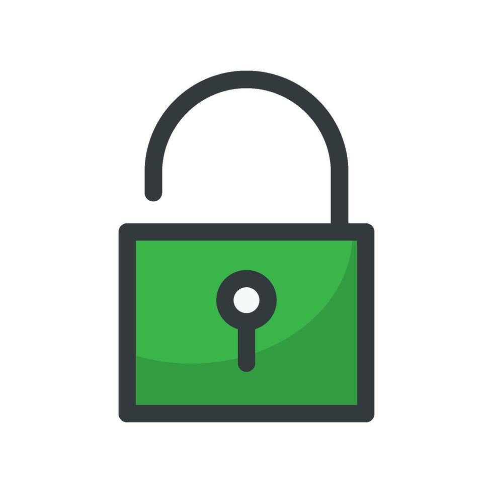 Padlock icon vector design templates simple and modern