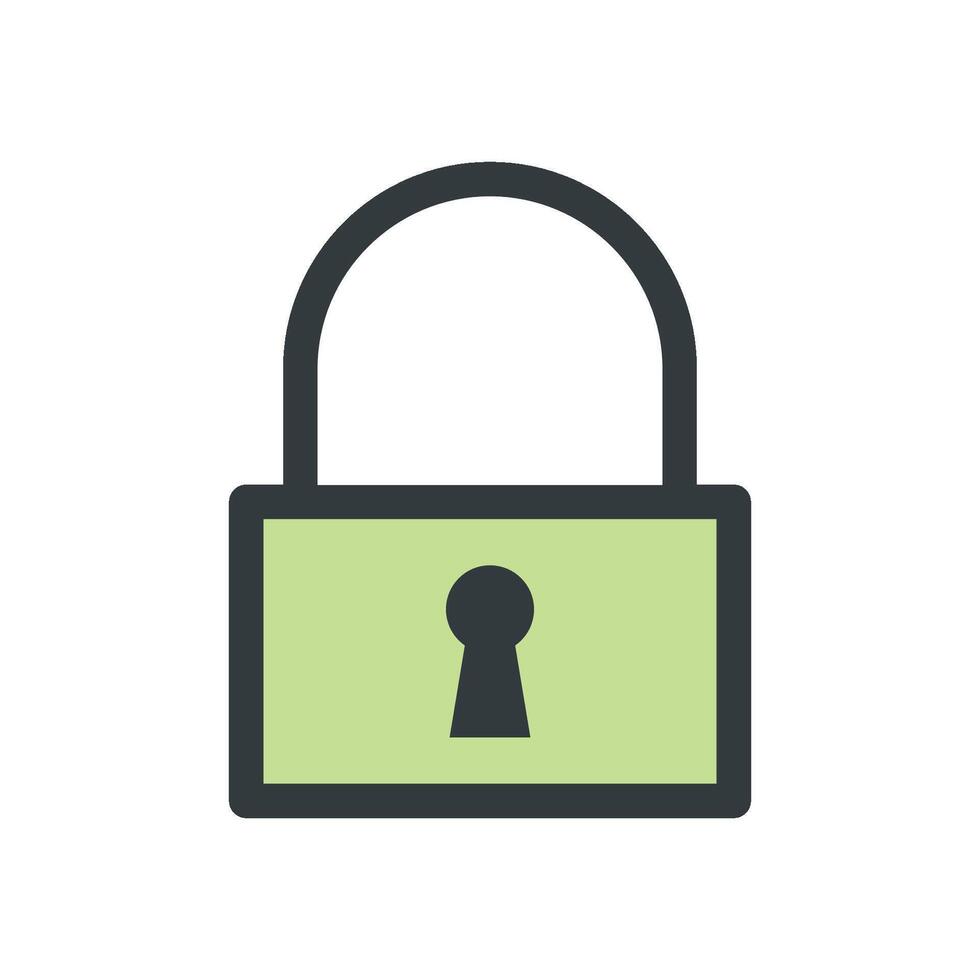 Padlock icon vector design templates simple and modern