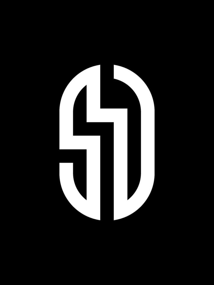 SD monogram logo 37740011 Vector Art at Vecteezy