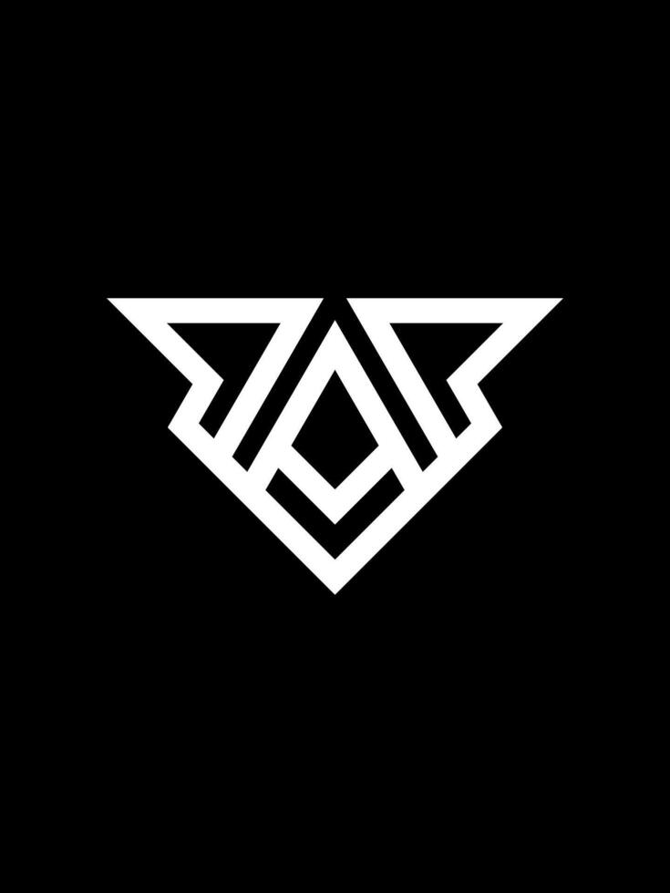pap monogram logo vector