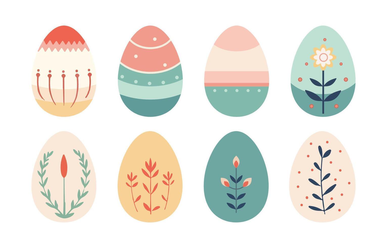 Easter element object design.funny egg for kid vector