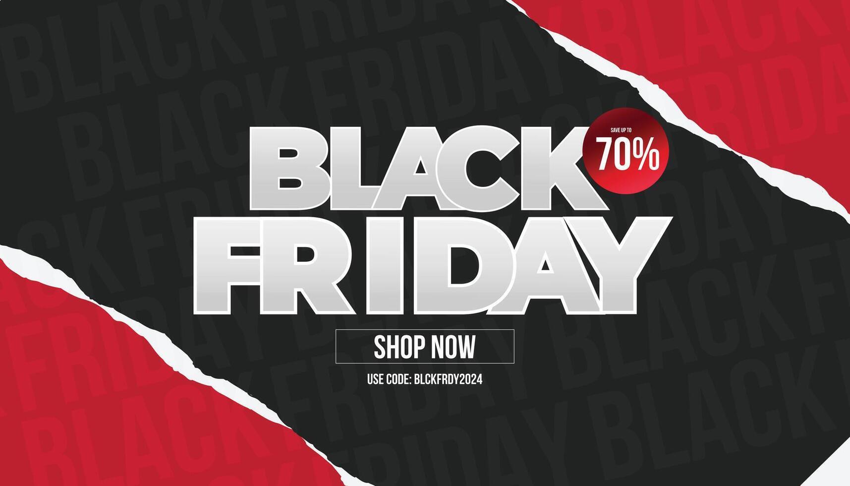 Black Friday background with sale advertising style On elegant Background vector