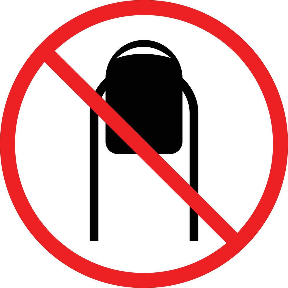 No nail icon. Not allow nail sign. flat style. vector