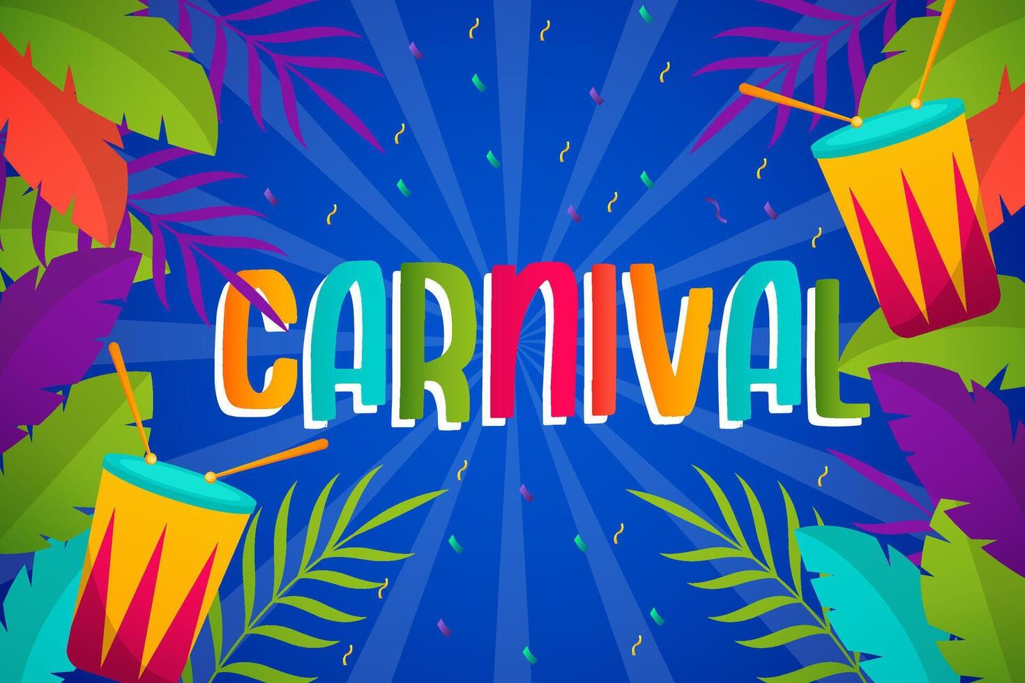 carnaval antecedentes ilustración vector diseño en degradado estilo