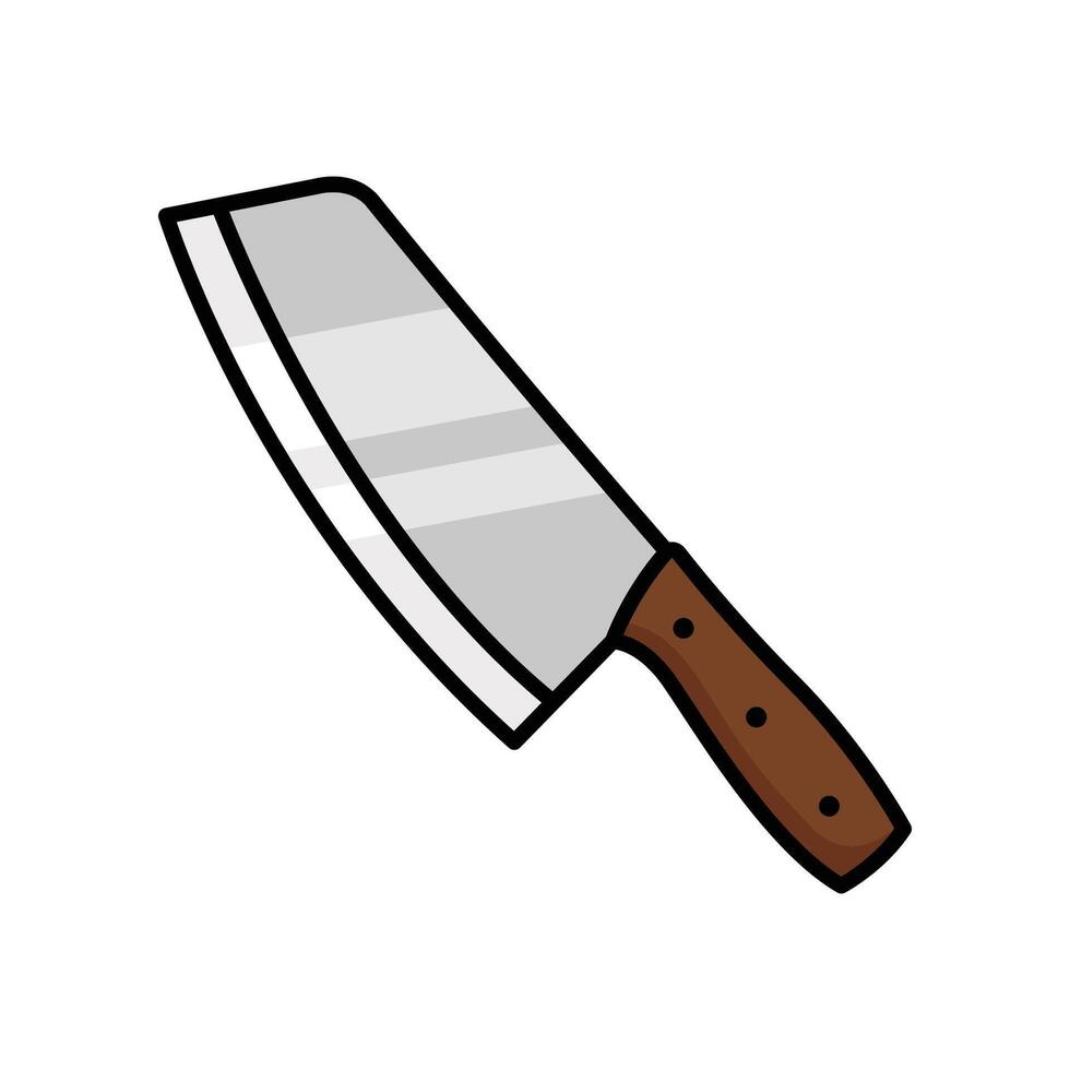 butcher knife icon vector design template simple and clean