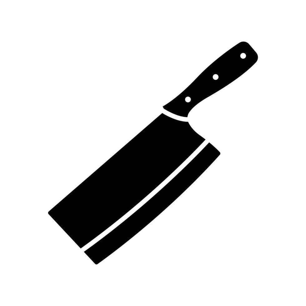 Carnicero cuchillo icono vector diseño modelo sencillo y limpiar