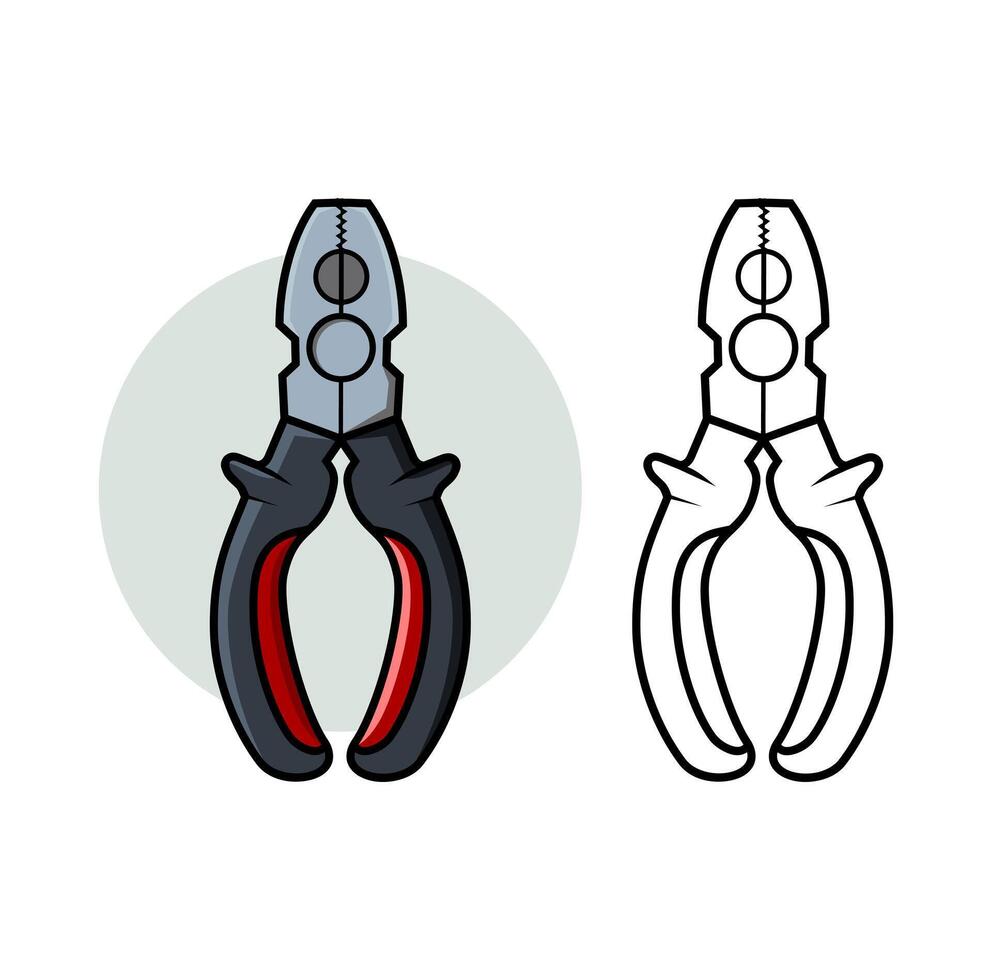 Combination Pliers Design Illustration 37741868 Vector Art at Vecteezy