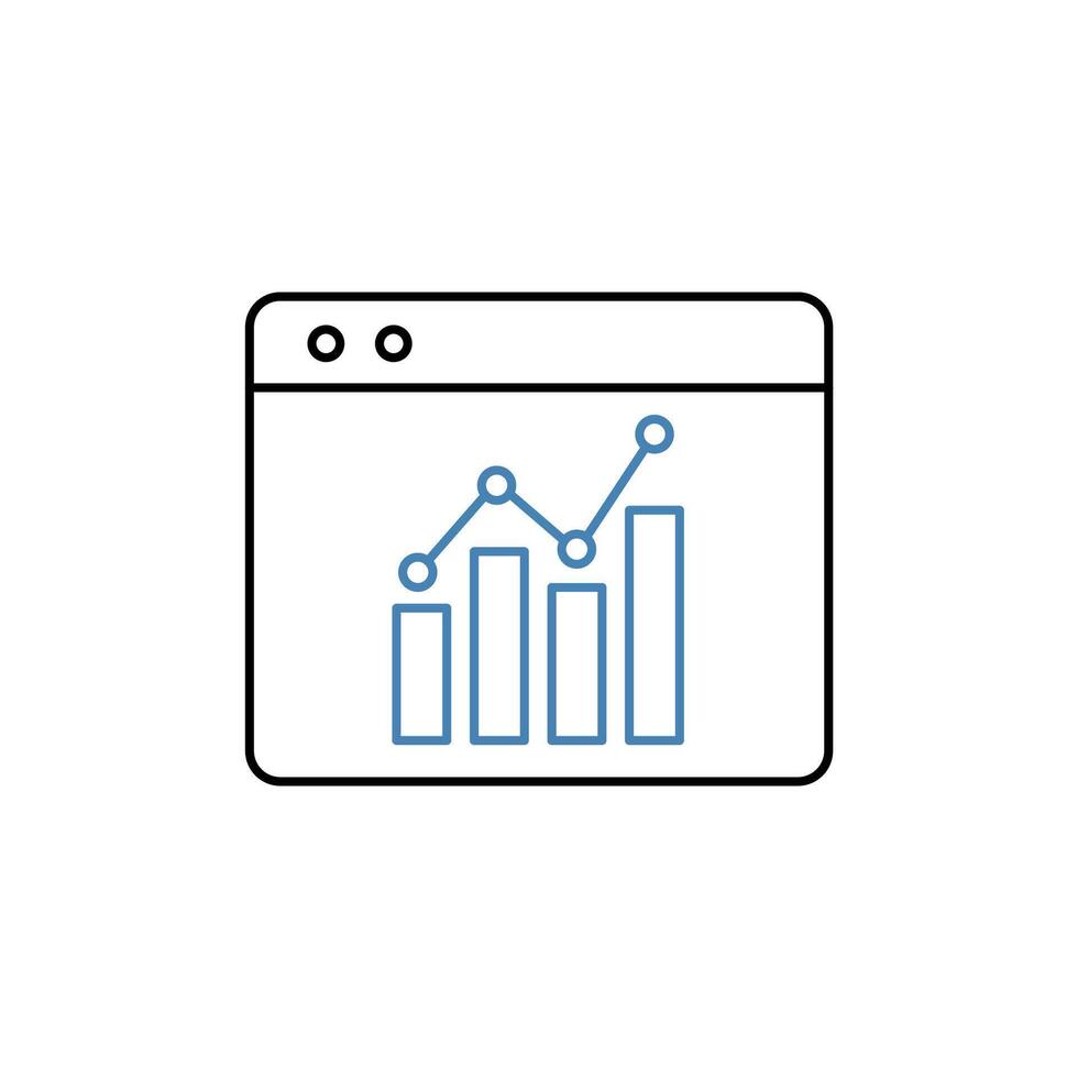 stock exchange concept line icon. Simple element illustration. stock exchange concept outline symbol design. vector