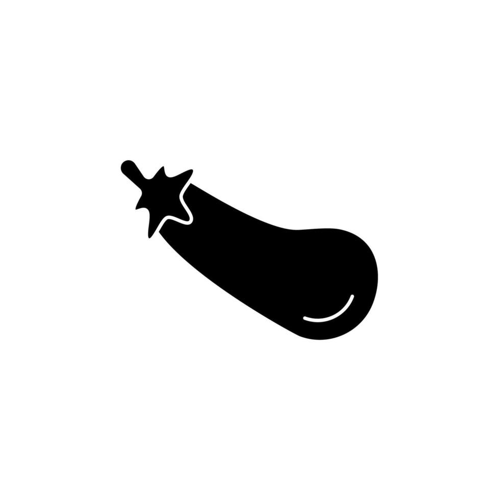 Eggplant concept line icon. Simple element illustration. Eggplant concept outline symbol design. vector