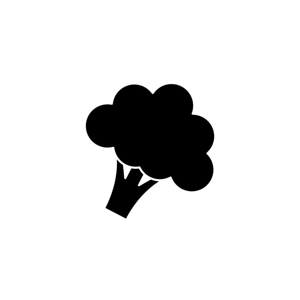 broccoli concept line icon. Simple element illustration. broccoli concept outline symbol design. vector