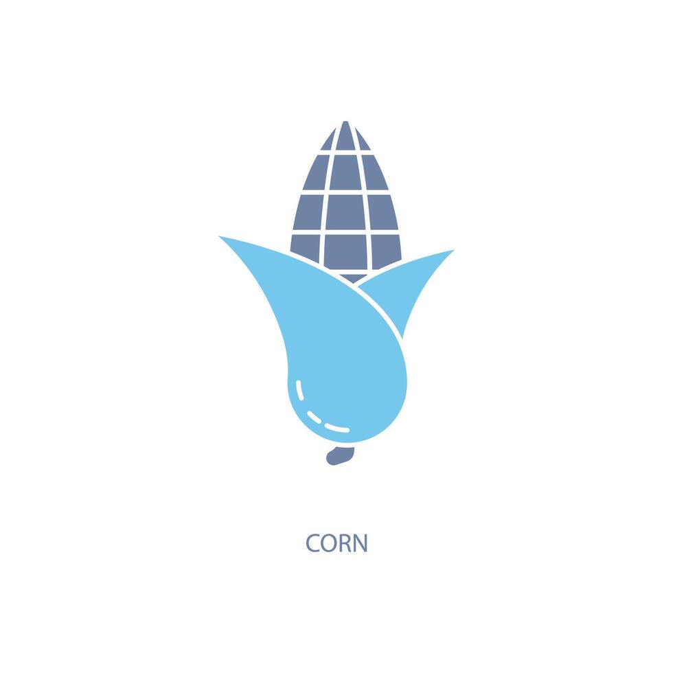 Corn concept line icon. Simple element illustration. Corn concept outline symbol design. vector