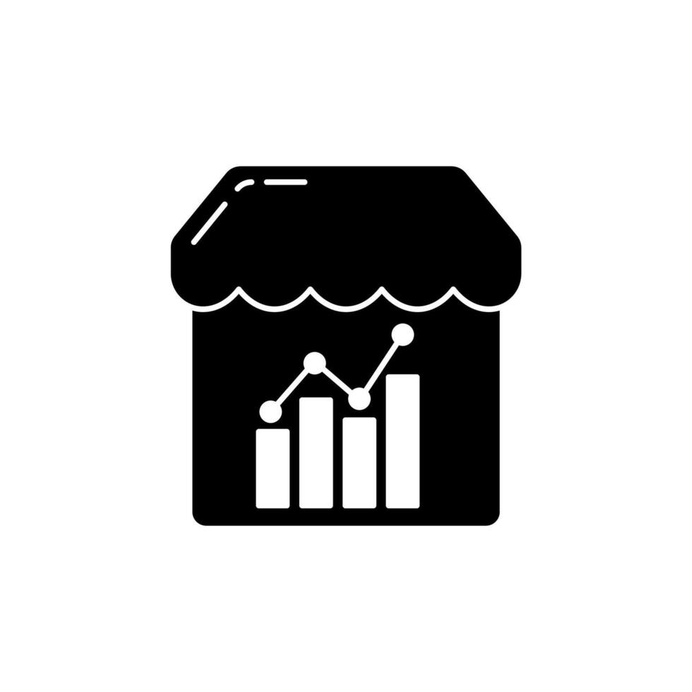 stock market concept line icon. Simple element illustration. stock market concept outline symbol design. vector