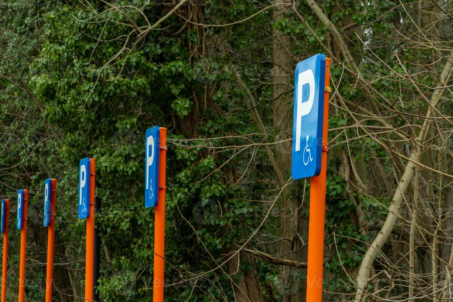 Disabled Parking Spaces signs photo