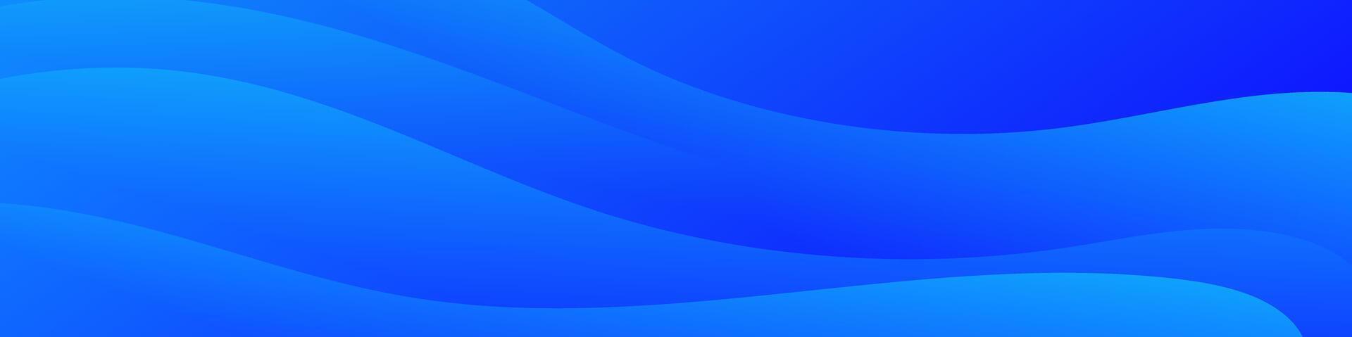 Abstract  blue banner color with a unique wavy design. It is ideal for creating eye catching headers, promotional banners, and graphic elements with a modern and dynamic look. vector