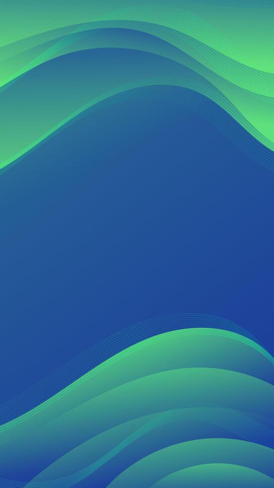 Abstract background green blue color with wavy lines and gradients is a versatile asset suitable for various design projects such as websites, presentations, print materials, social media posts vector