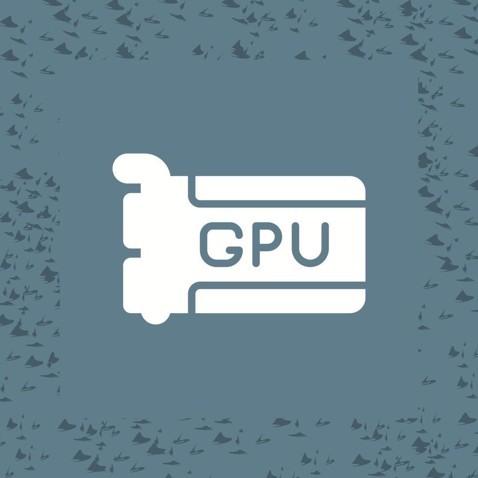 icono de vector de gpu