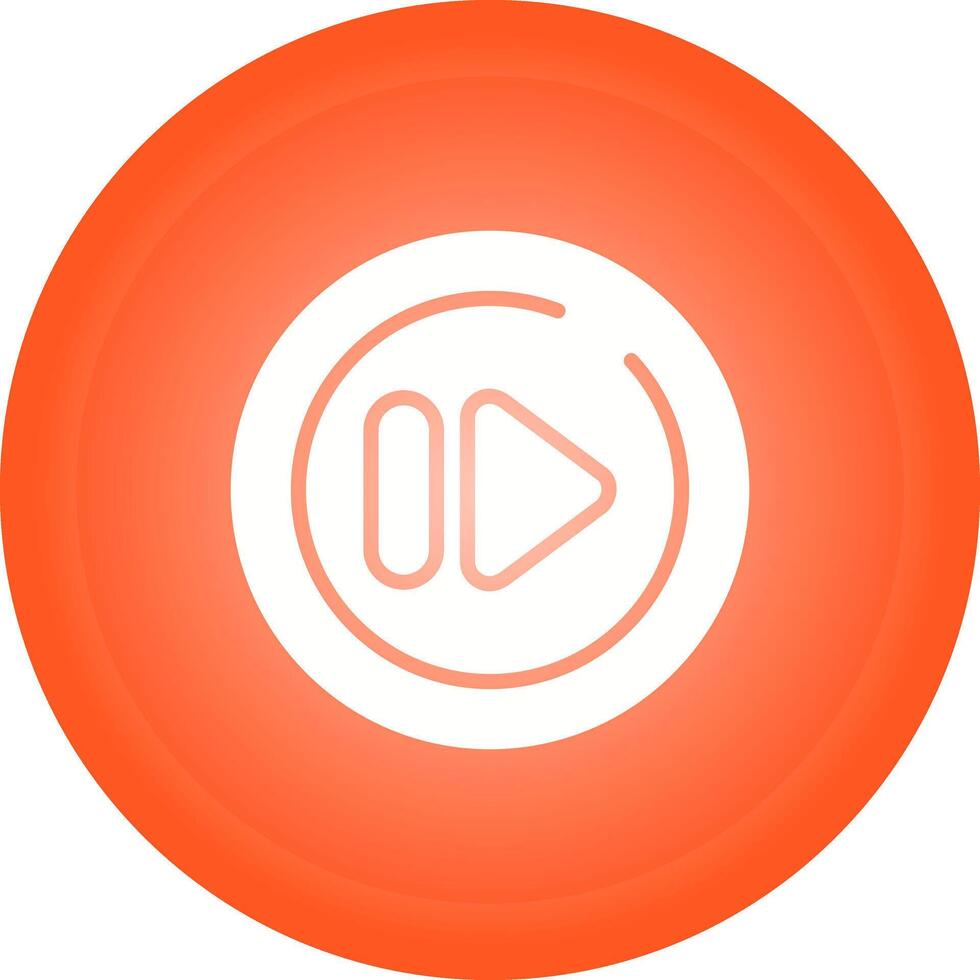 Next Track Circle Vector Icon