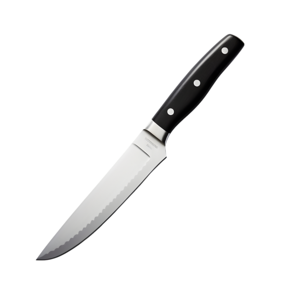 AI generated Kitchen Knife on transparent background PNG image