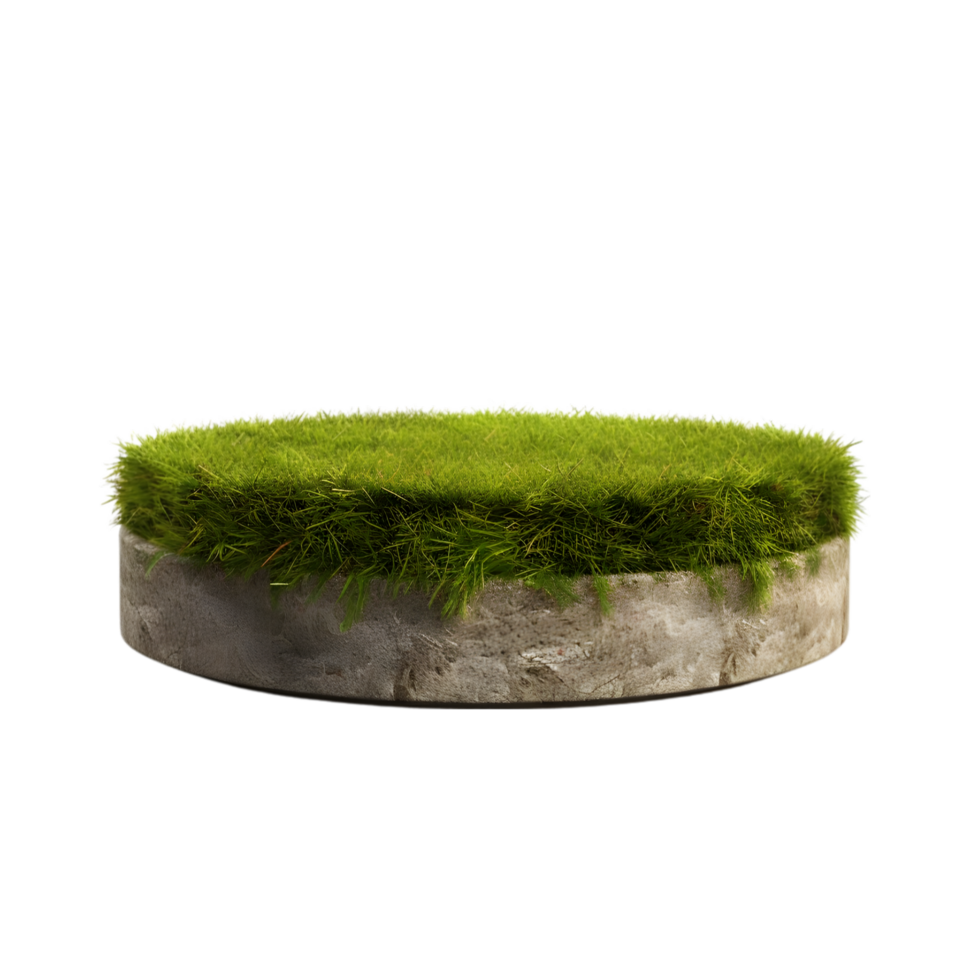 AI generated Circle Ground Soil Ground on transparent background PNG image