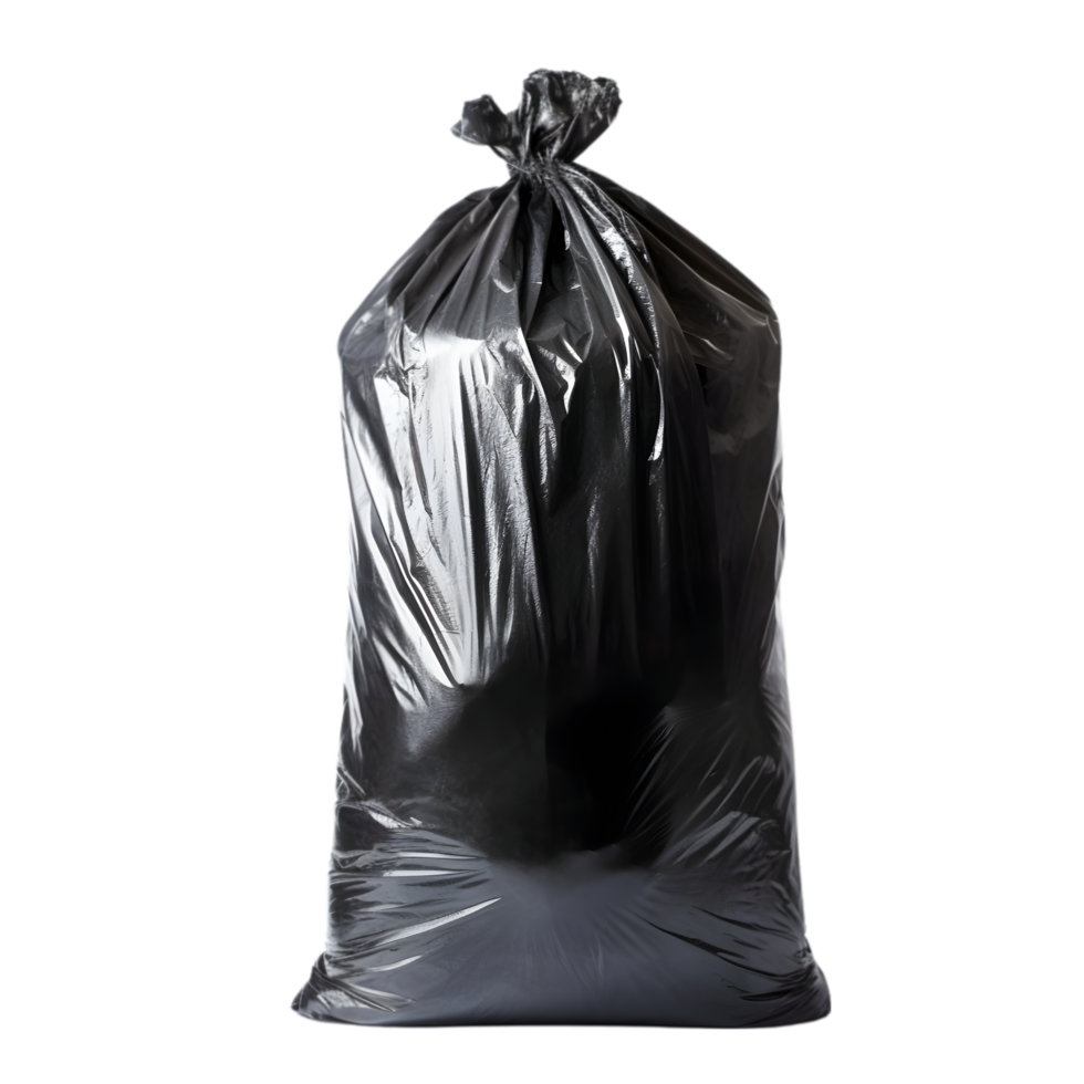 AI generated Garbage Bag Rolled on transparent background PNG image