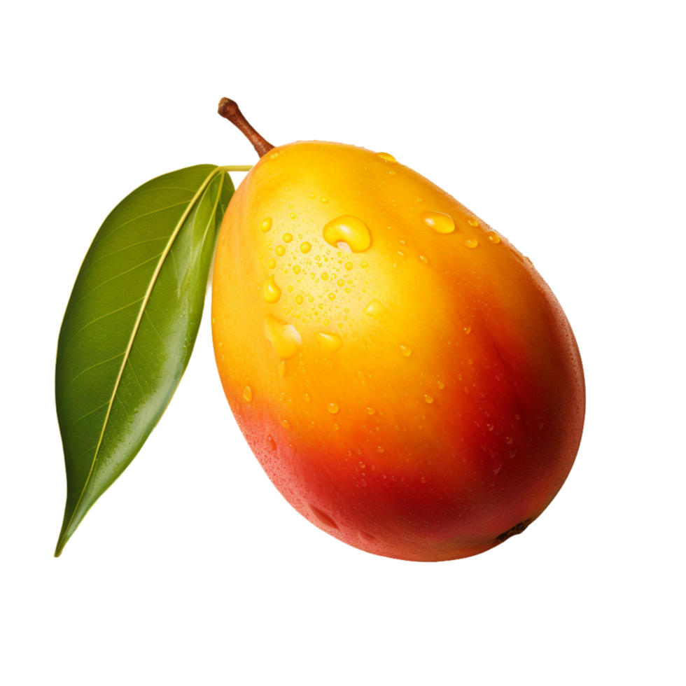 ai generiert saftig Mango Freude auf transparent Hintergrund 37744867 PNG