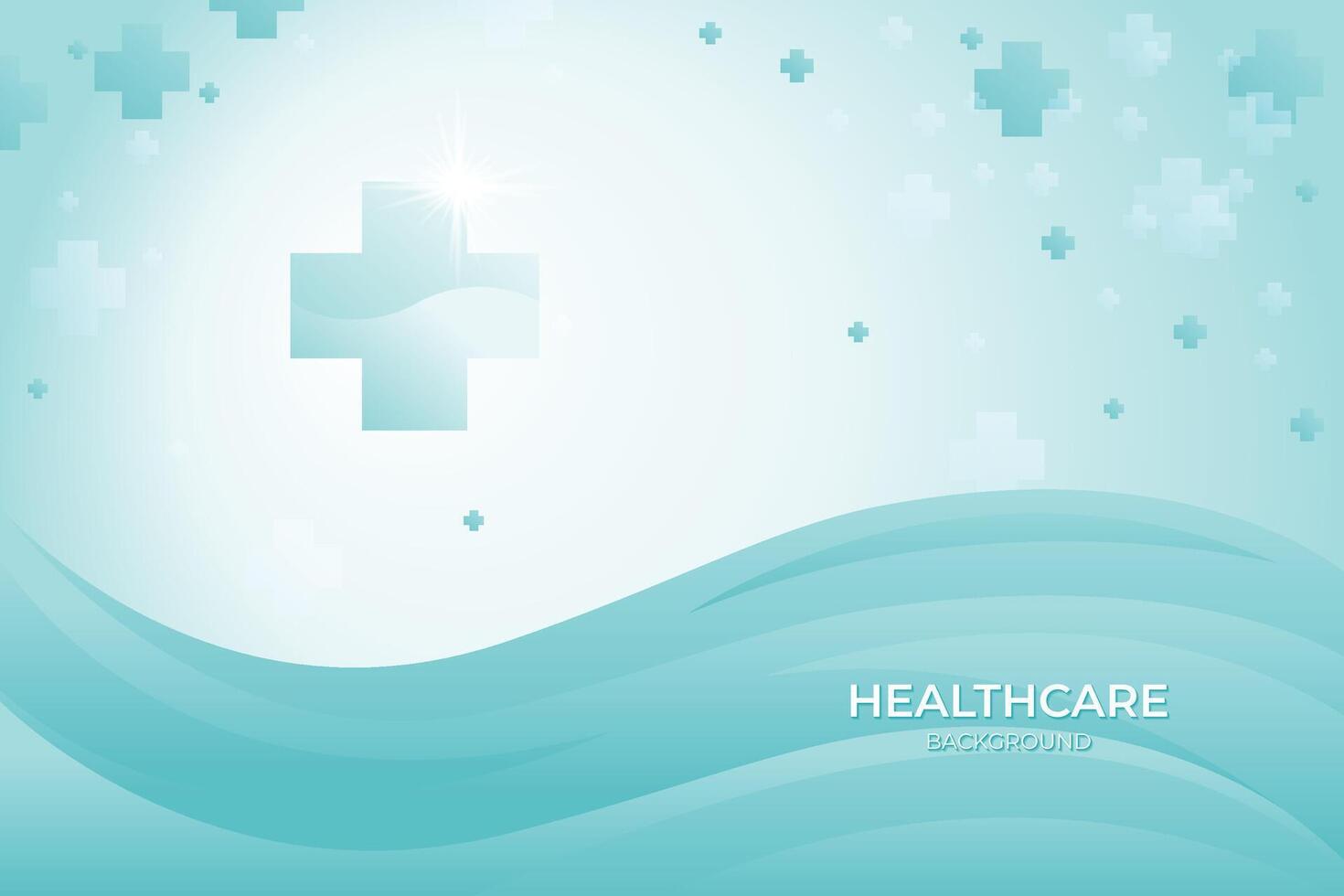 Blue healthcare and medical science background Free Vector