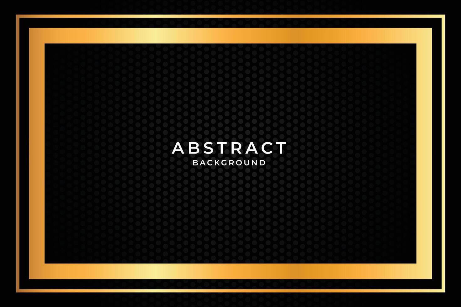 Abstract premium black and gold geometric background Free Vector