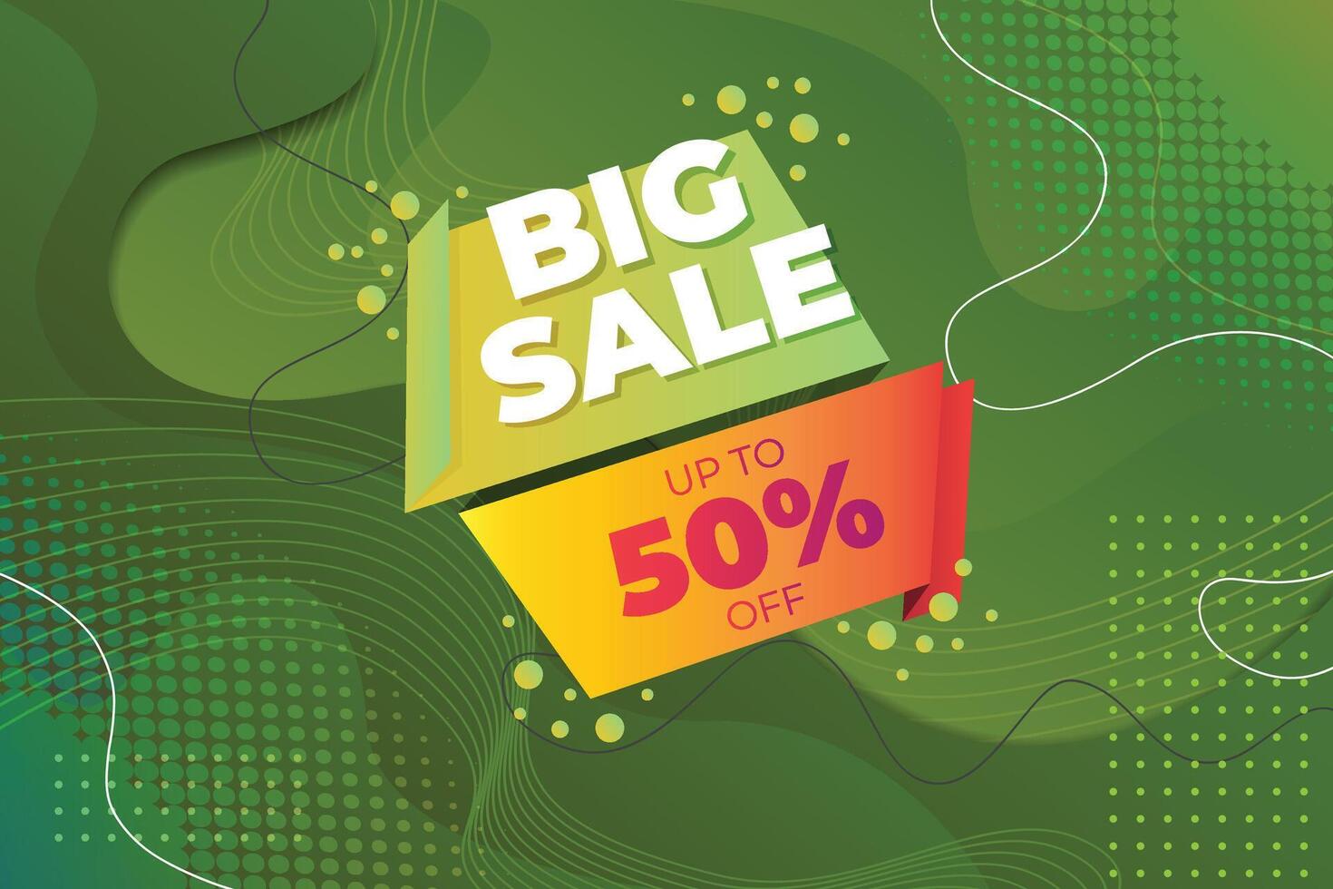 Sale Background design with liquid shape vector