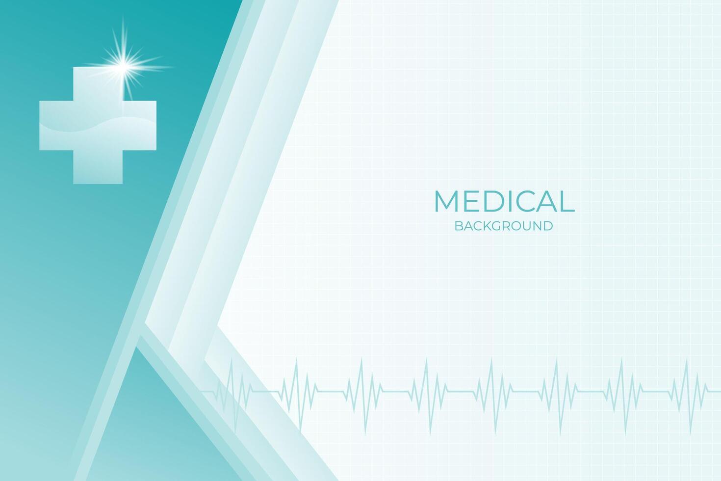 Blue healthcare and medical science background Free Vector