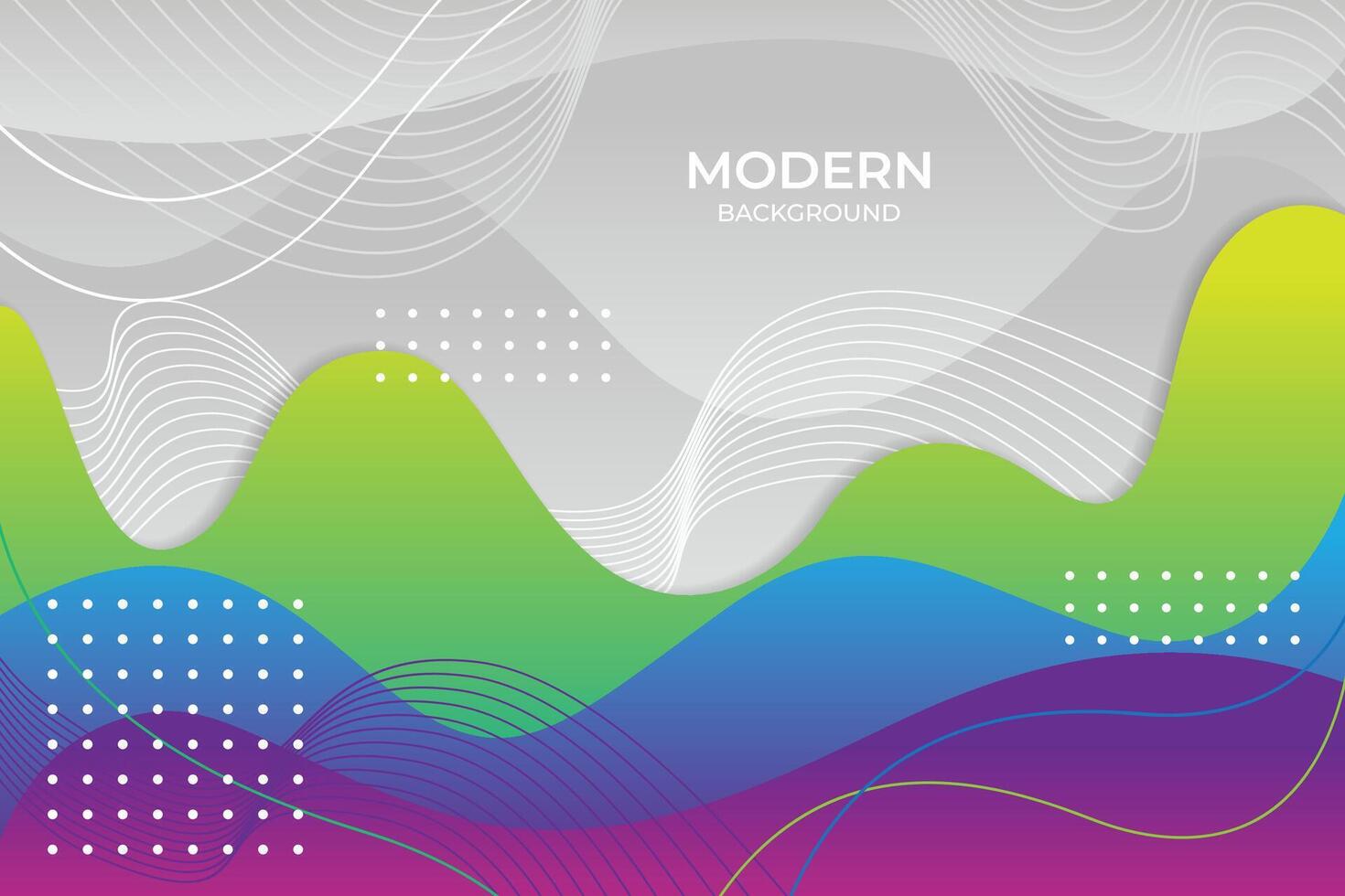 Modern fluid gradient background with curvy shapes Free Vector