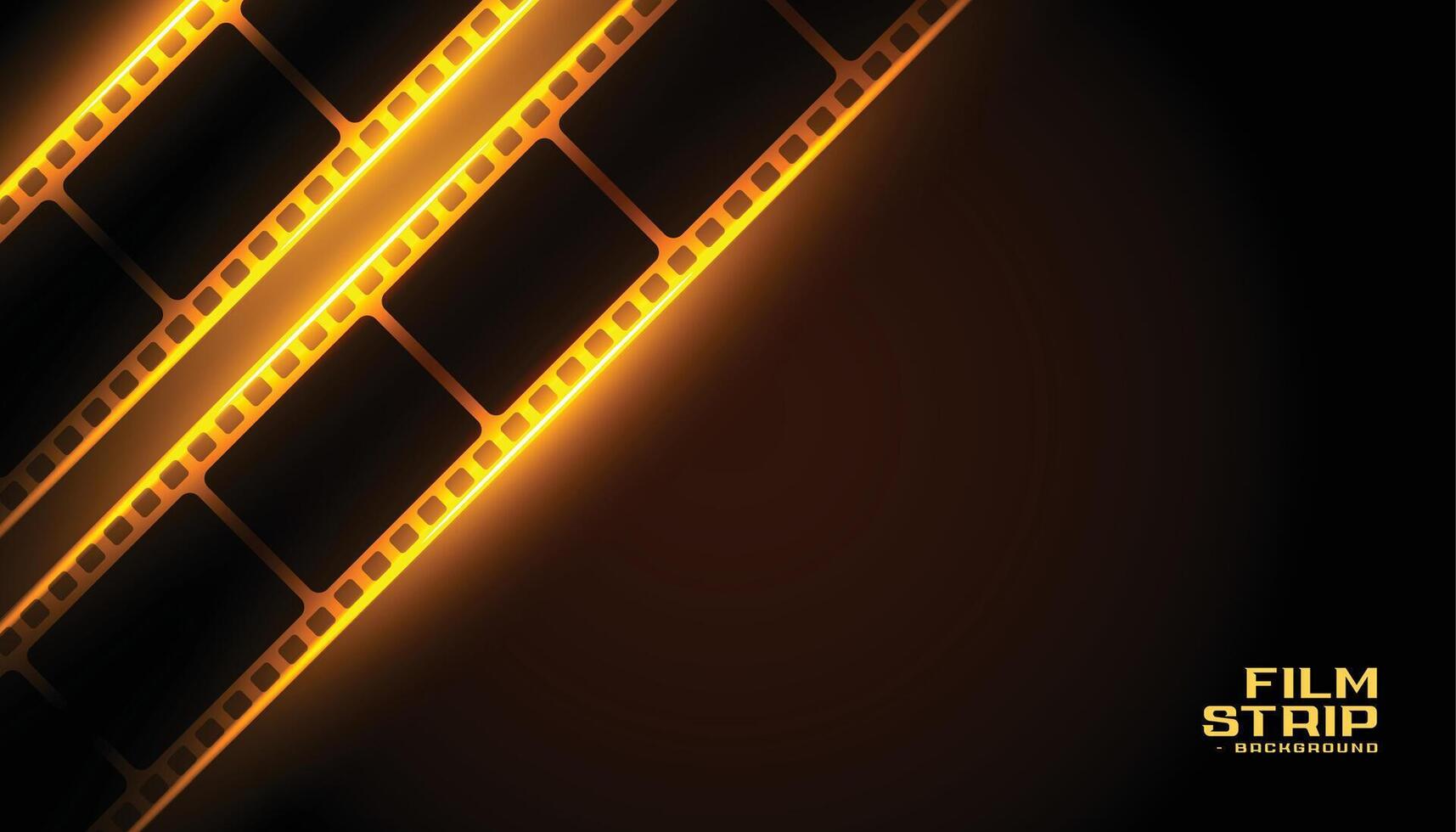 realistic cinema film strip background for photo studio vector