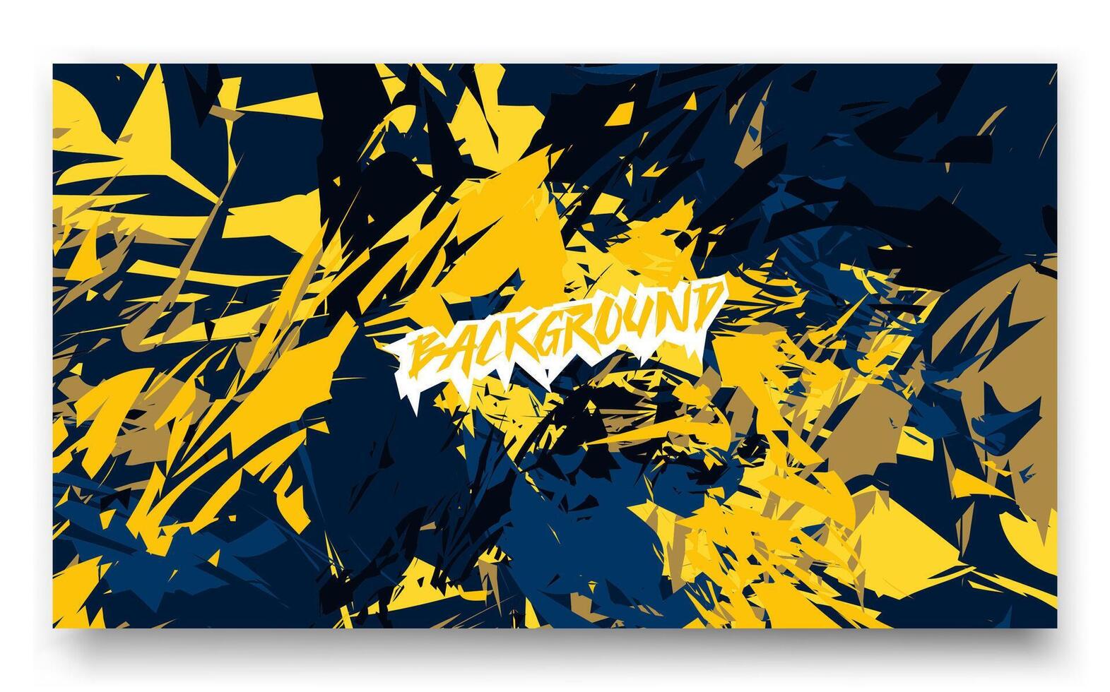 a yellow and blue abstract background vector